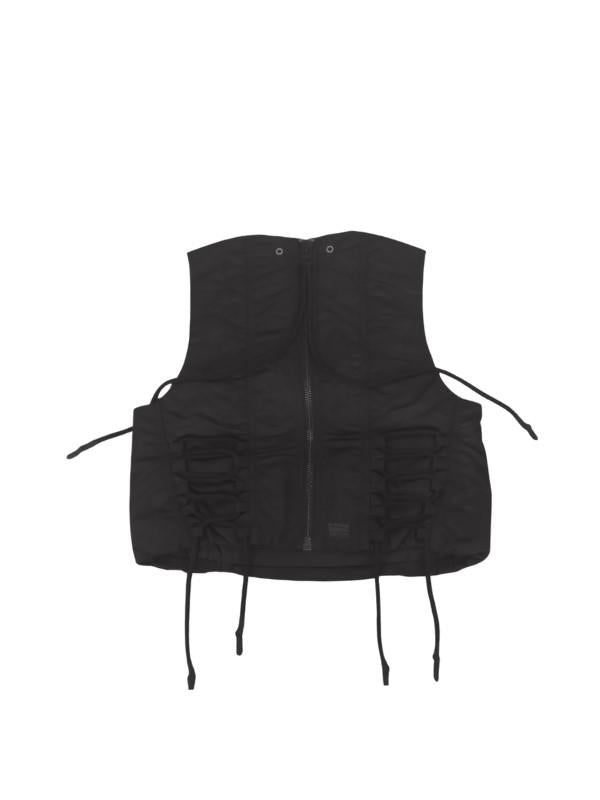 G-Star Ladies Ma-1 Cropped Top Sleeveless Black